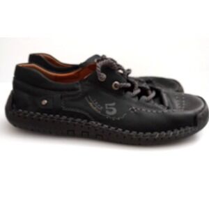 Men's Black Driving Shoe EU 43 /US 10.5  Leather  Alcubieree